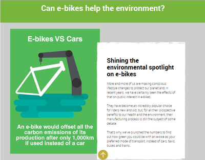 Comment les vélos électriques peuvent-ils aider l'environnement ?